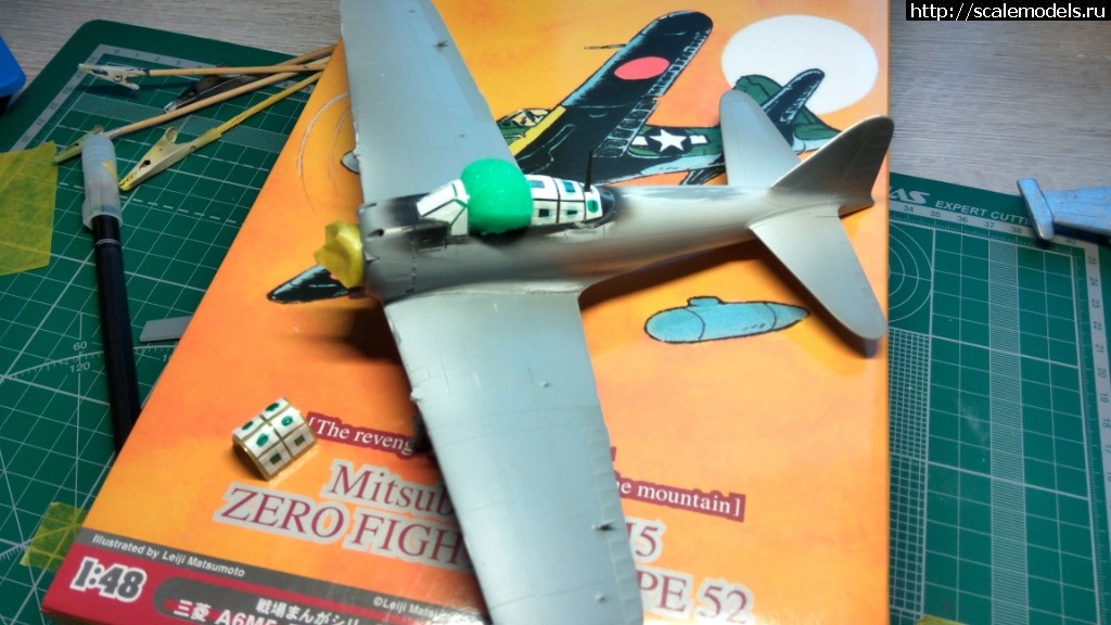 1515322778_C360_2018-01-07-13-33-41-255.jpg : #1444807/ Hasegawa 1/48 Mitsubishi A6M5 Zero Fighter Type 52 -   