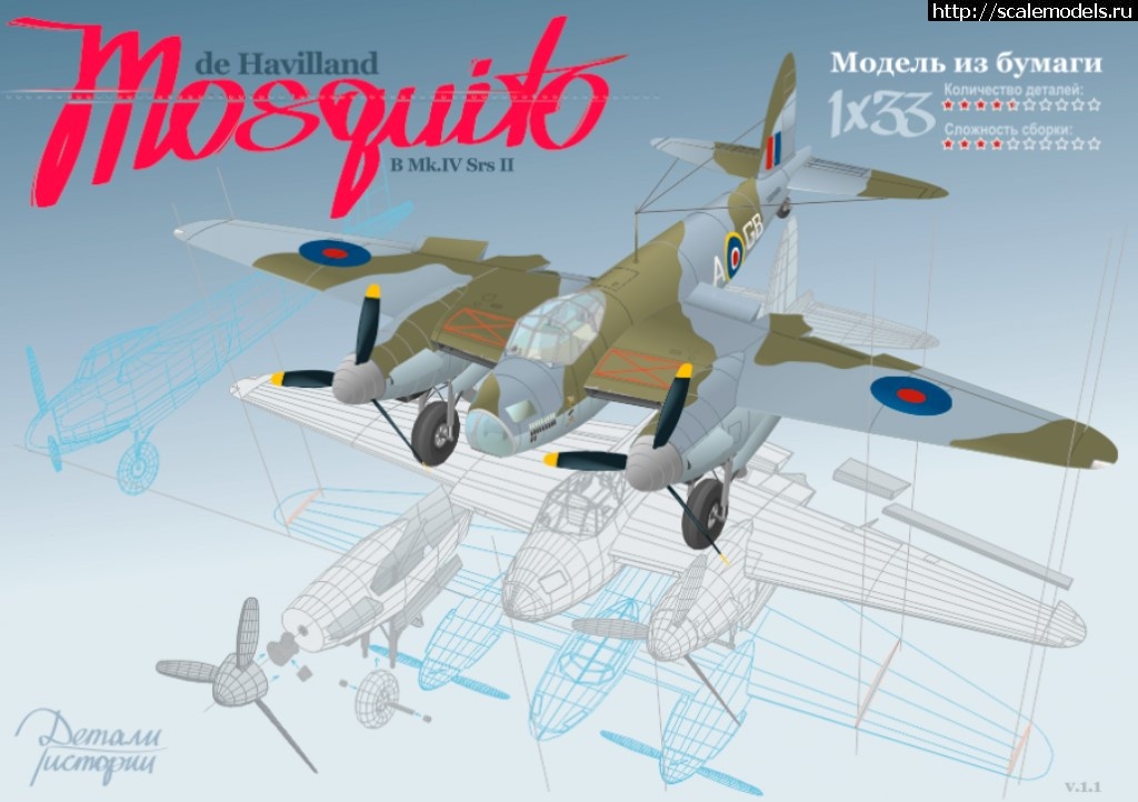 1515985780_1126_900.jpg :     1/33  De Havilland Mosquito  