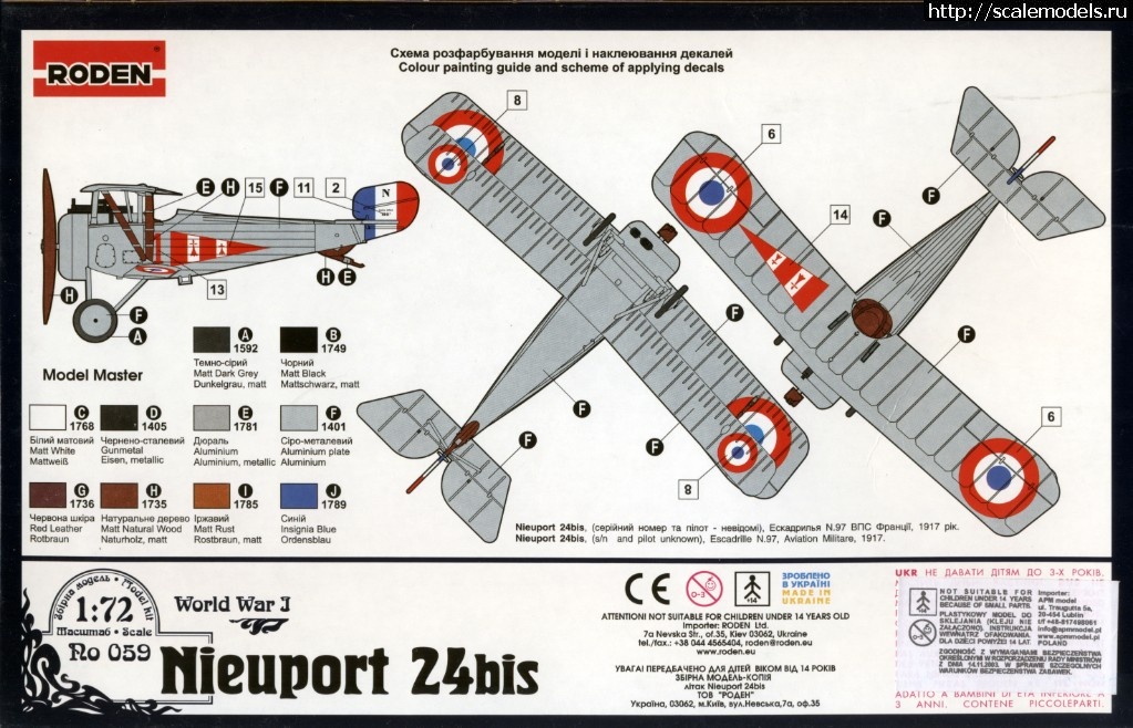 1517348325_BOX---Nieuport-24bis---bottom.jpg : Nieuport 24, 24bis, 27 - 1:72 - Roden  