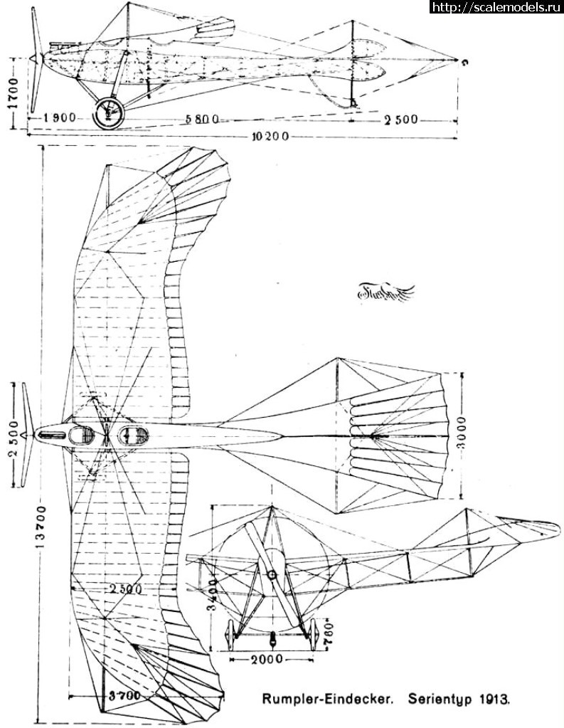 1519226468_Rumpler_Taube_1913.jpg : #1457825/ Choroszy Rumpler Taube 4C 1/72   