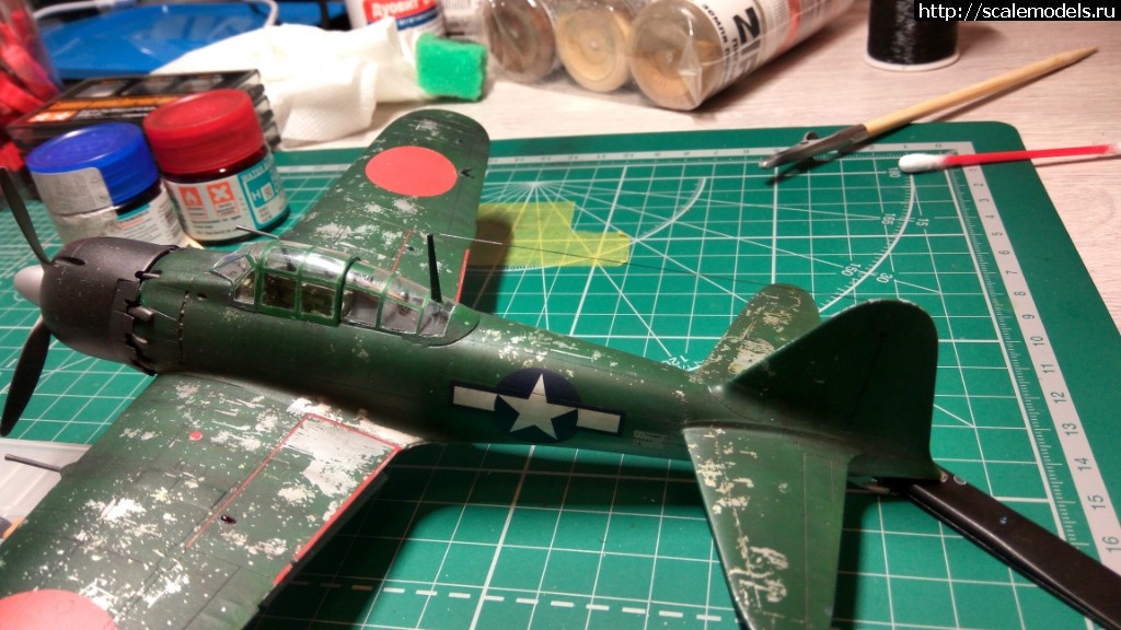 1519502702_C360_2018-02-24-22-39-54-387.jpg : #1458602/ Hasegawa 1/48 Mitsubishi A6M5 Zero Fighter Type 52 -   