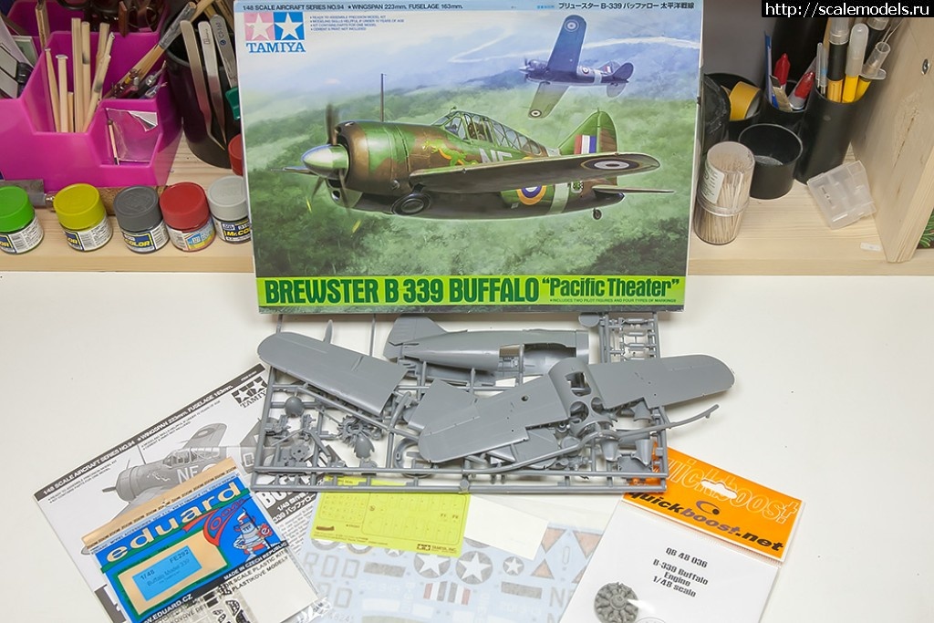 1519585025__MG_1789.jpg : Brewster F2A-2 Buffalo (Tamiya, 1:48) -   