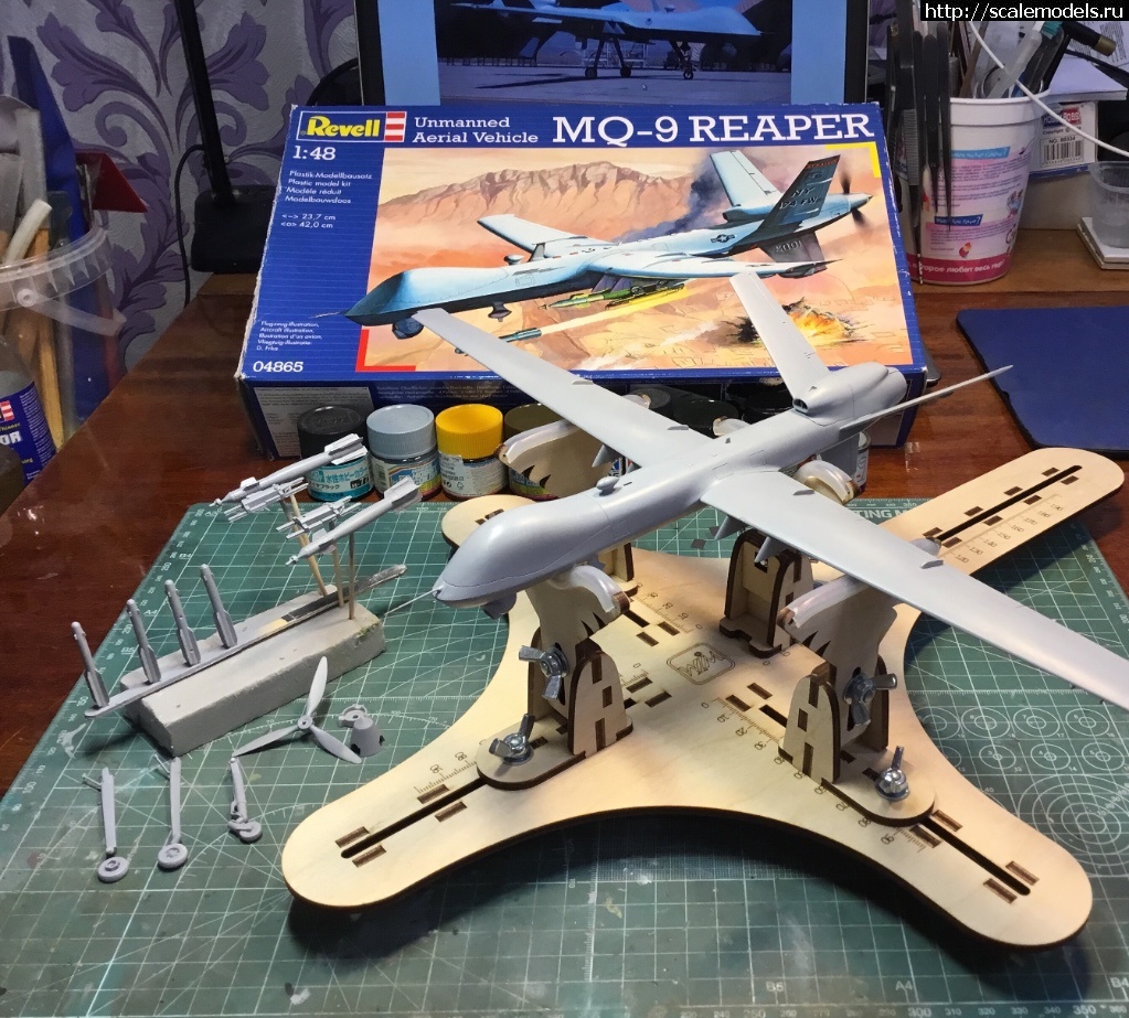 1519924083_DE89DAB9-1759-4A6B-8519-5ED59B5B075C.jpeg : #1460193/ MQ-9 REAPER 1/48 Revell  