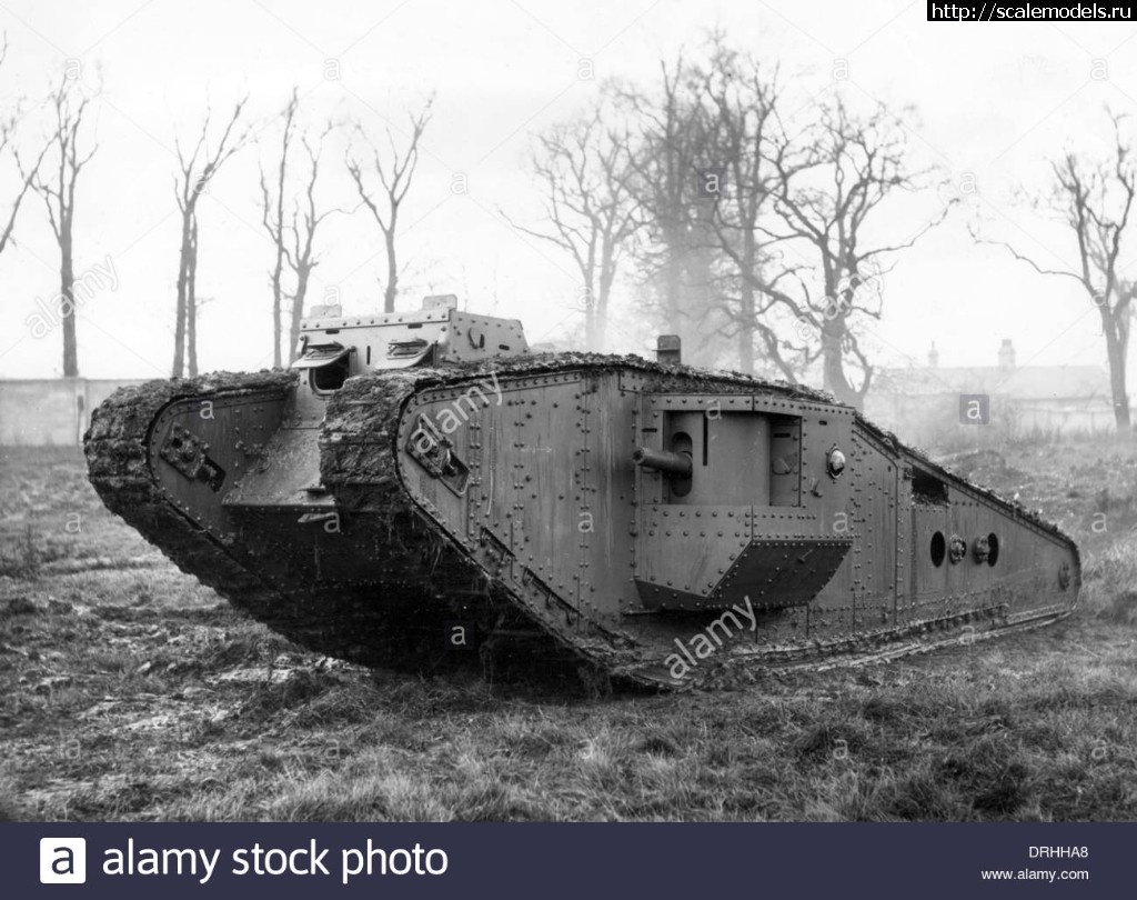 1520147476_british-mark-iv-tank-with-tadpole-tail-ww1-DRHHA8.jpg : #1460887/ Mark IV tadpole (Takom, 1/35) - !  