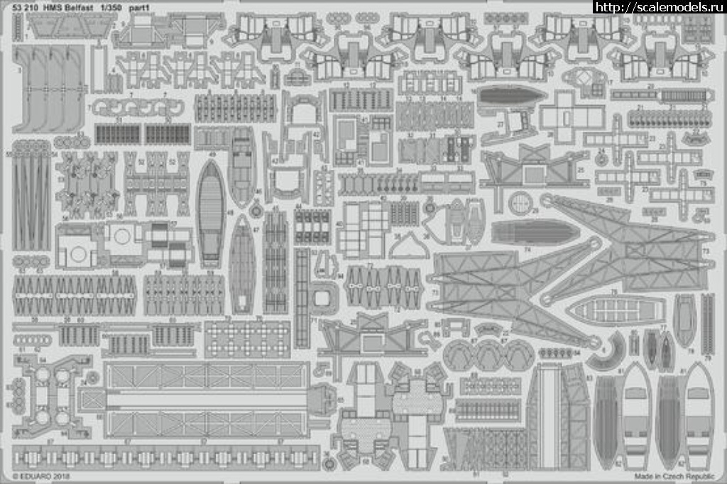 1521890836_image.jpeg :  Eduard 1/350   HMS Belfast detail set  