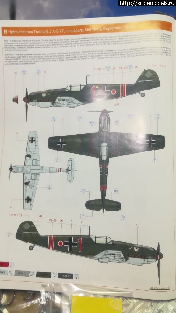 1522862505_IMG_20180404_201424.jpg : Bf 109E-1 Eduard 1/48 !  