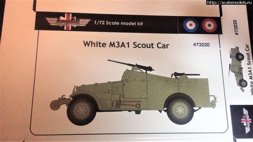 1523046137_CEE14370-ECD4-4E81-BED9-41F4D0B705F3.jpeg : AGB 1/72 White M3A1 Scout car  