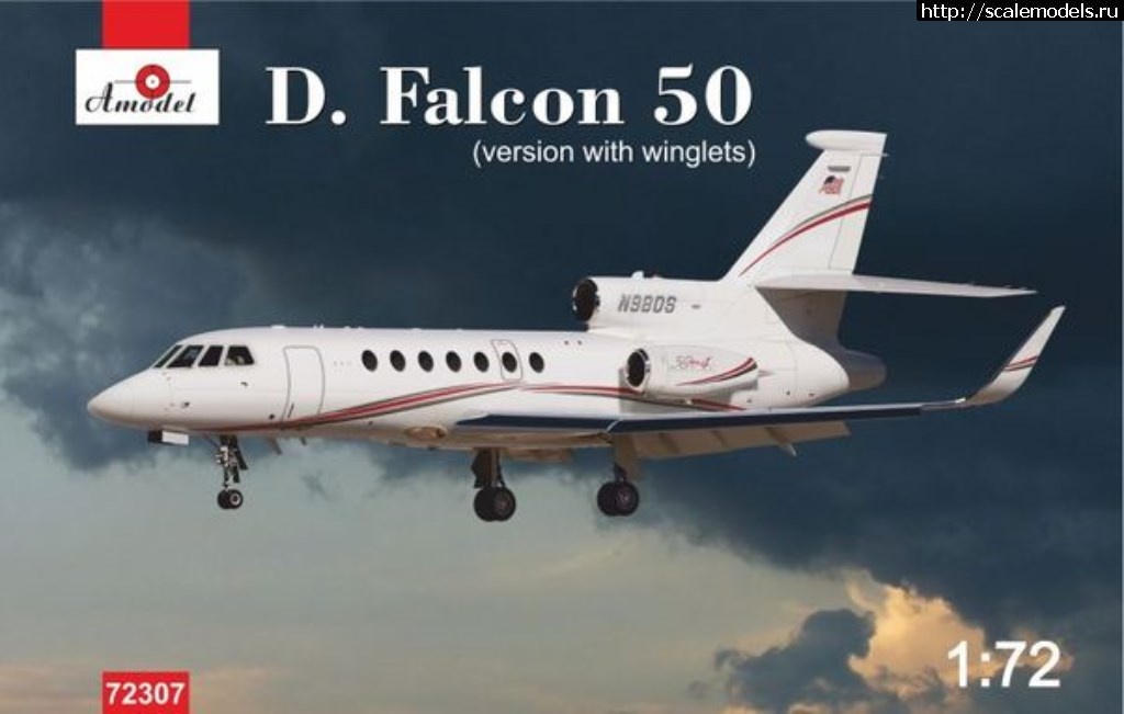 1524126799_72307.jpg :  Amodel 1/72 Falcon 50   