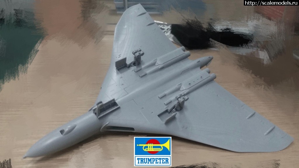 1524144065_30742594_970921593066434_269720372776009728_o.jpg :  Trumpeter 1/144 Avro Vulcan  