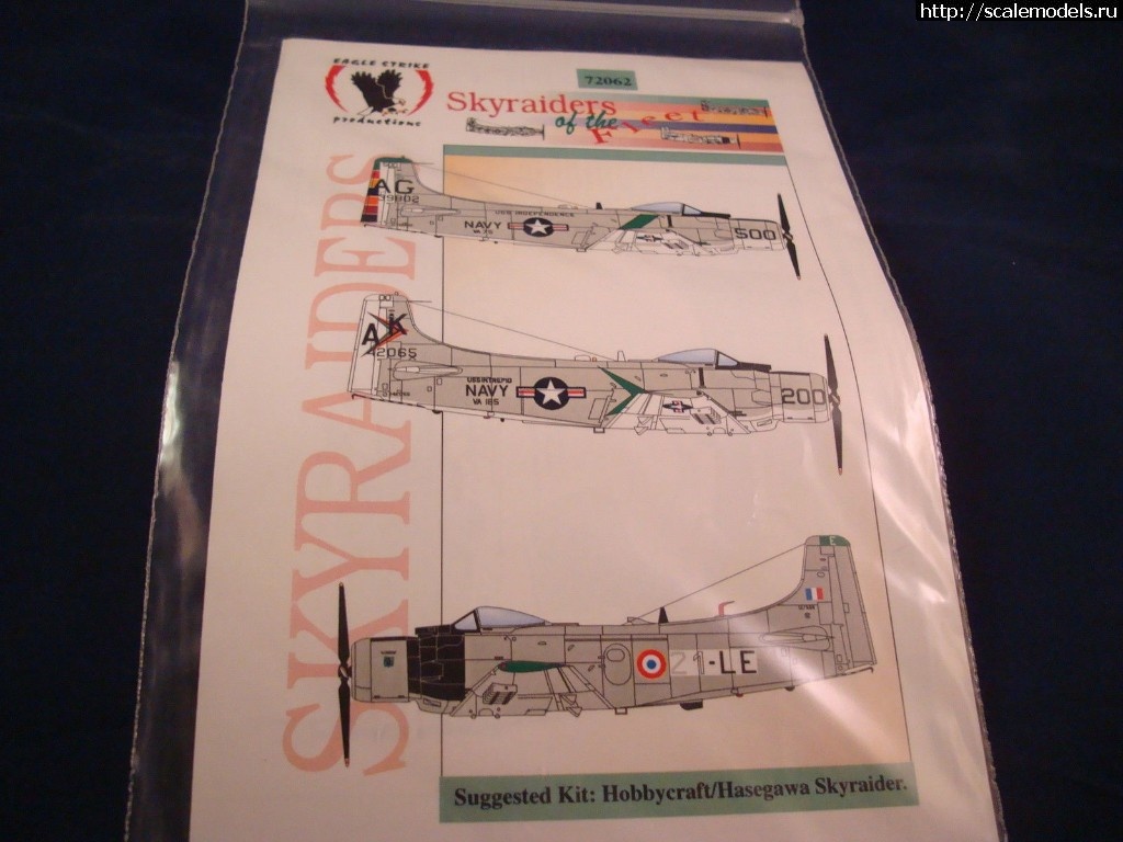 1524212640_Eagle-Strike-Decals-Skyraiders-Of-The-Fleet-72062.jpg : #1473424/  1/48  1/72 A-1 Skyraider - Tamiya, Hasegawa, Matchbox  