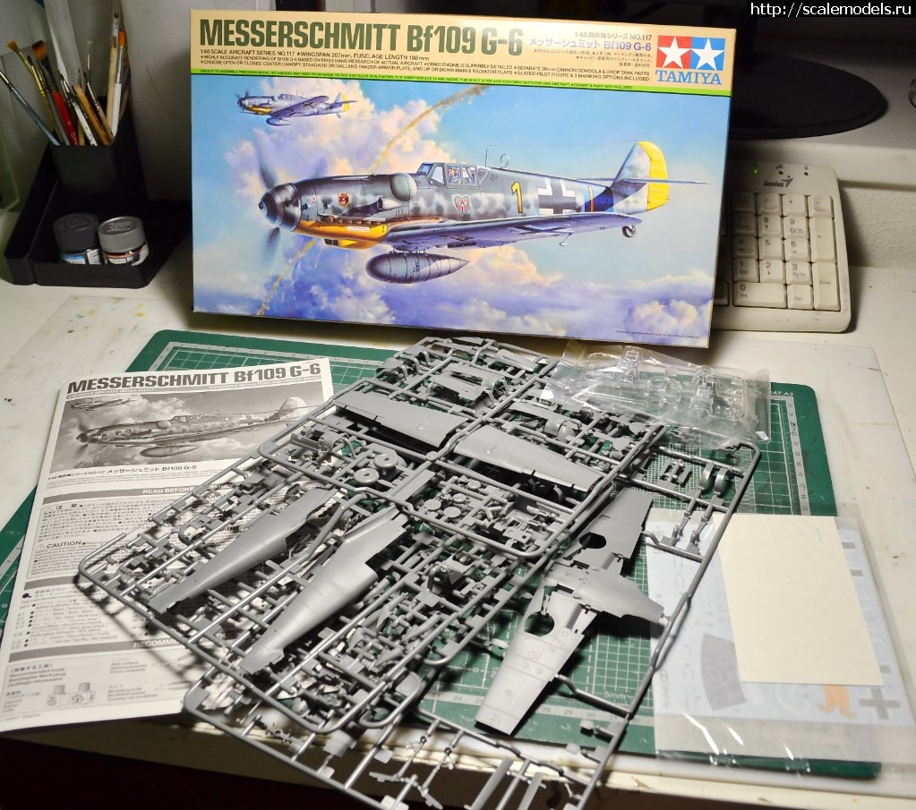 1524853182_1.JPG : Bf 109 G-6 1/48 Tamiya . .  