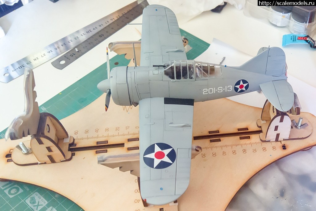 1526214900_WP_20180513_15_23_45_Raw__highres.jpg : #1479118/ Brewster F2A-2 Buffalo (Tamiya, 1:48) -   