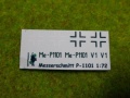 Обзор VSV Product 1/72 Messerschmitt Me-P1101 (V-1)