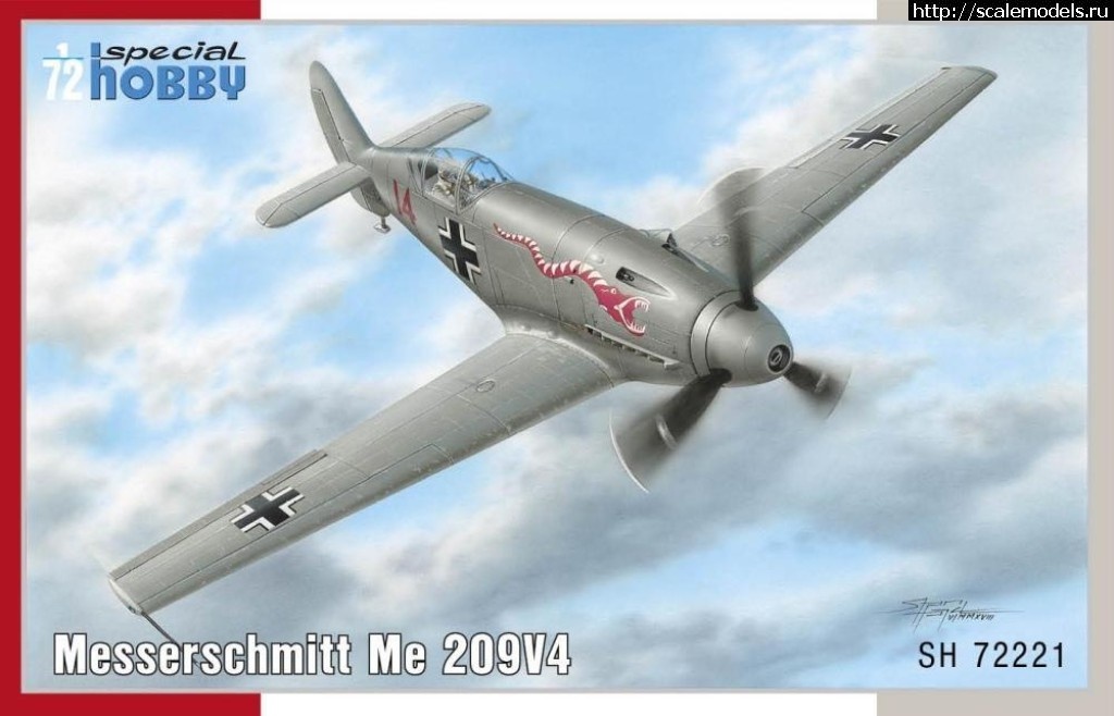 1532332954_7B2A45E3-CFE5-464A-80DE-75091FB89B47_sh72221_messerschmitt_me_209v-4.jpg :  Special Hobby  Planet Models -  2018  