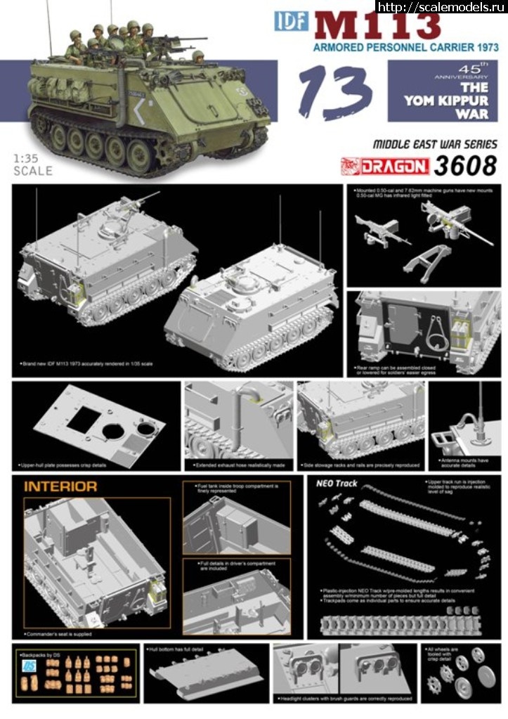 1532335326_l_DRA3608_MFU1.jpg :  Dragon 1/35 IDF M113 Yom Kippur War 1973  