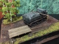 Диорама 1/35 Трофейный тягач