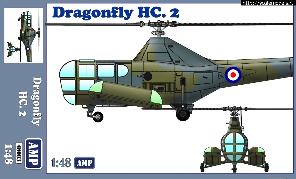 1533199822_ns-2.jpg : AMP  1/48 Westland WS-51 Dragonfly HC.2  