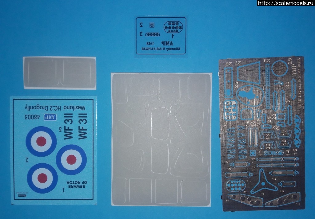 1533199851_20180801_210411.jpg : AMP  1/48 Westland WS-51 Dragonfly HC.2  