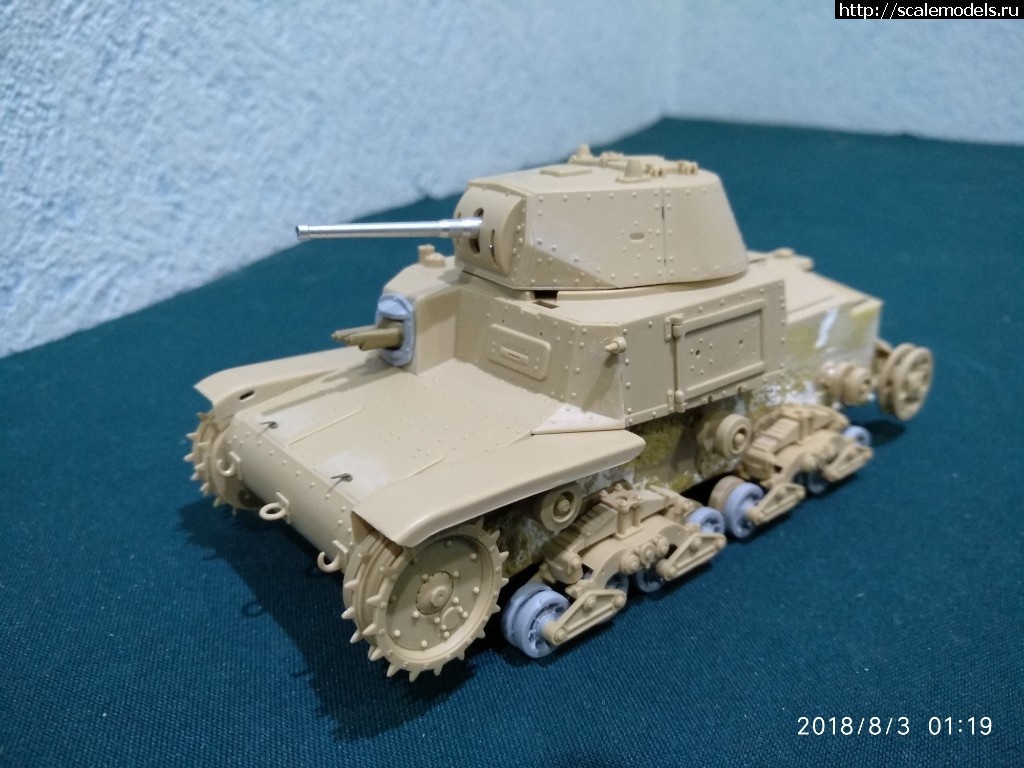 1533336382_IMG_20180803_011954.jpg : Tamiya+(Italeri)  M13/40.  