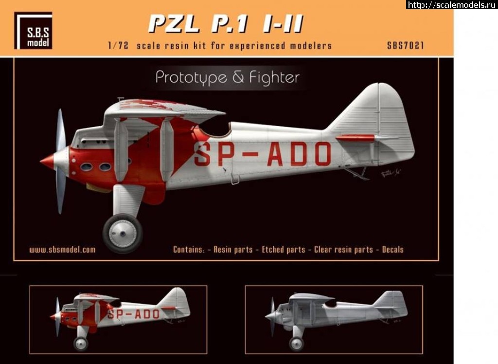 1533891735_38840318_1937329366287448_4858864113616420864_n.jpg :  SBS Model 1/72 PZL.P.1 /I-II Prototype & Fighter  