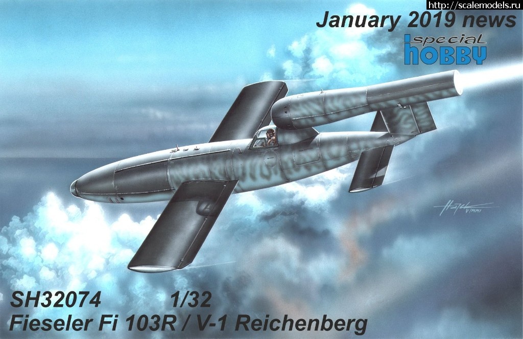 1533910505_38875488_1882162658545256_5096539464814034944_o.jpg :  Special Hobby 1/32 Fieseler Fi 103/V-1 & Fi 103R/V-1 Reichenberg  