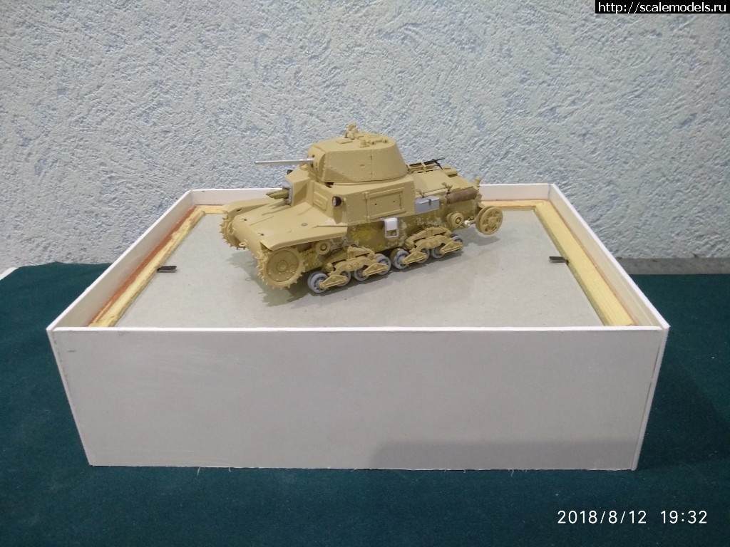 1534092452_IMG_20180812_193253.jpg : #1498456/ Tamiya+(Italeri)  M13/40.  