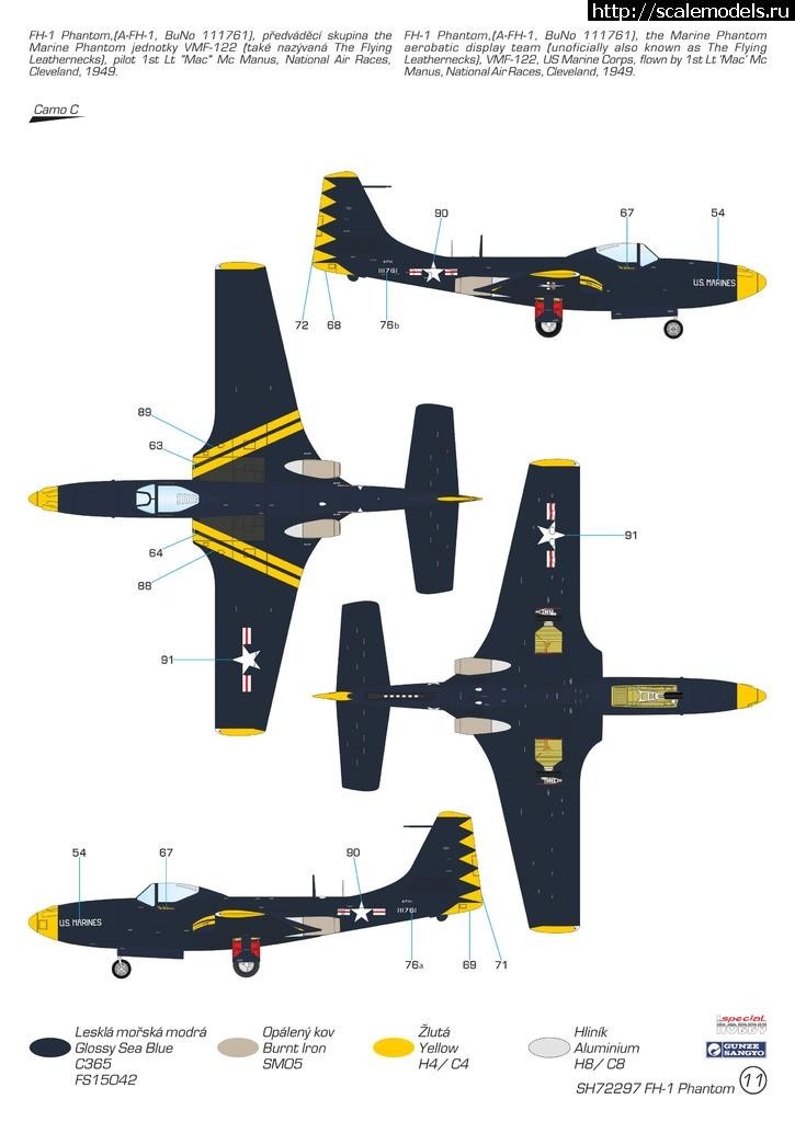1534498594_sh72297__fh-1_phantom_camo_c_z4.jpg :  Special Hobby 1/72 McDonnell FH-1 Phantom Demonstration teams and trainers  