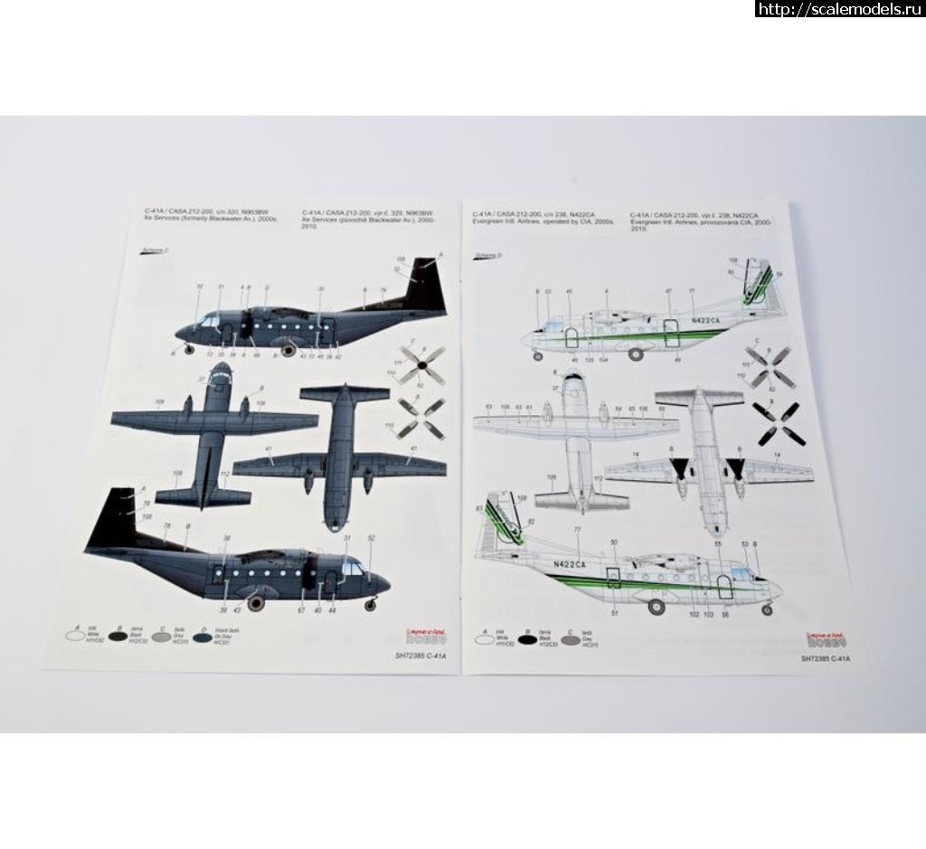 1534499028_37500687_1891006930994162_969692594827165696_n.jpg :  Special Hobby 1/72 CASA C-41A US transport plane  