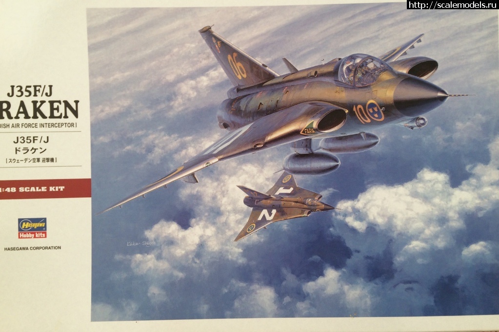 1535398633_IMG_7681.jpg : Hasegawa 1/48 J-35 F/J Draken - !  