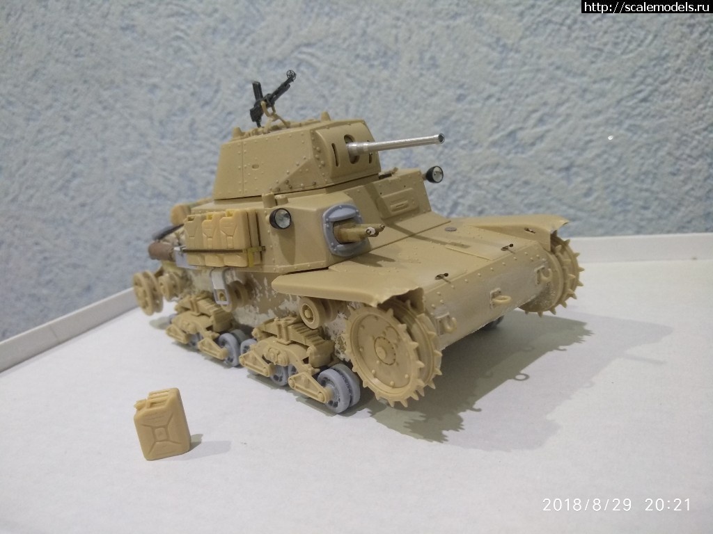 1535565105_IMG_20180829_202123.jpg : #1501532/ Tamiya+(Italeri)  M13/40.  