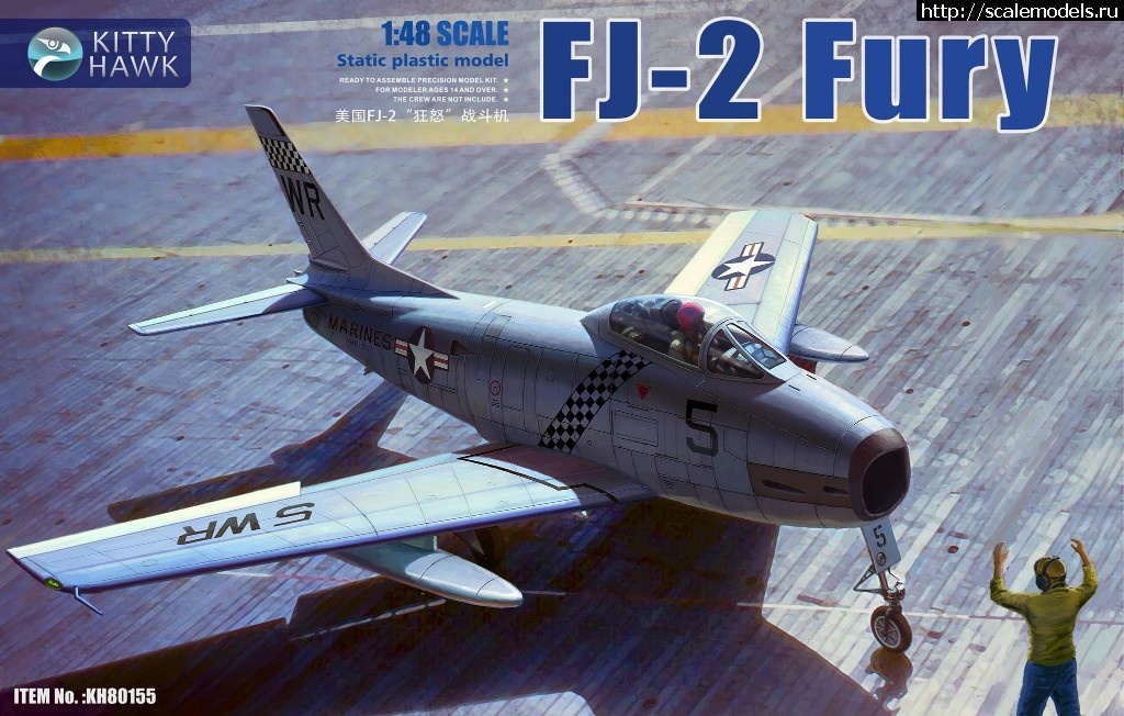 1535639550_40359294_2176607692597844_1538379404785221632_o.jpg :  Kitty Hawk 1/48 North American FJ-2 Fury -    