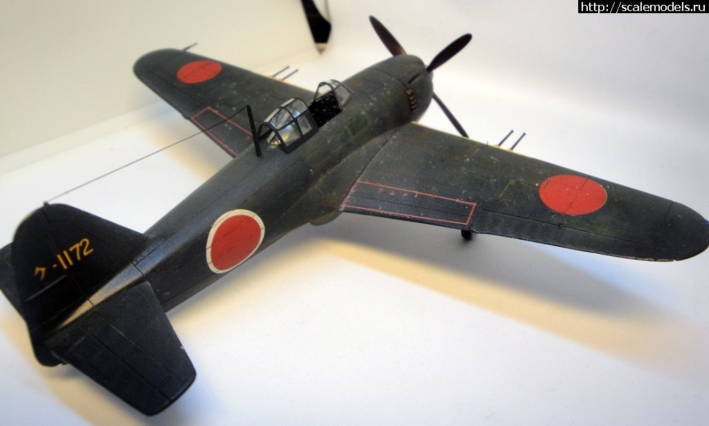 1536134706_10.JPG : #1502642/ Aoshima 1/72 Kawanishi N1K1-Jb Shiden  .  