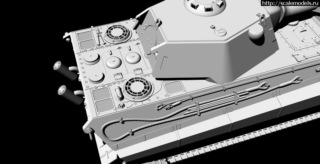 1537257977_41600002_1121295904692175_5211828507436384256_o.jpg :  Modelcollect - 28cm Kanone 3 auf Lastentrager E-75    E-50 Panther II   