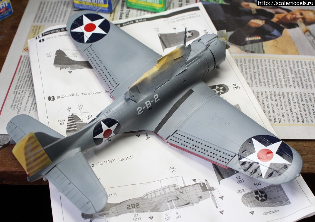 1537609167_z1.jpg : #1505657/ SBD-2 Dauntless 1/48 Academy !  