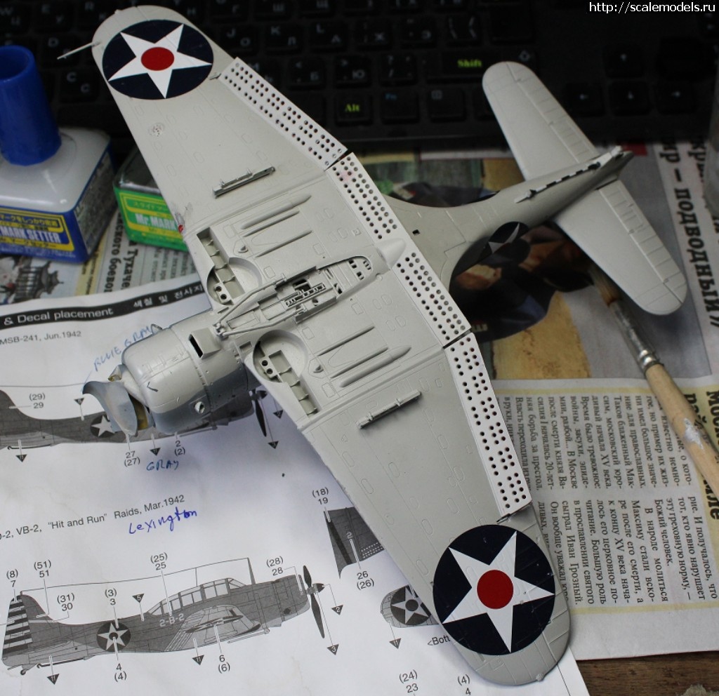 1537609167_z2.jpg : #1505657/ SBD-2 Dauntless 1/48 Academy !  