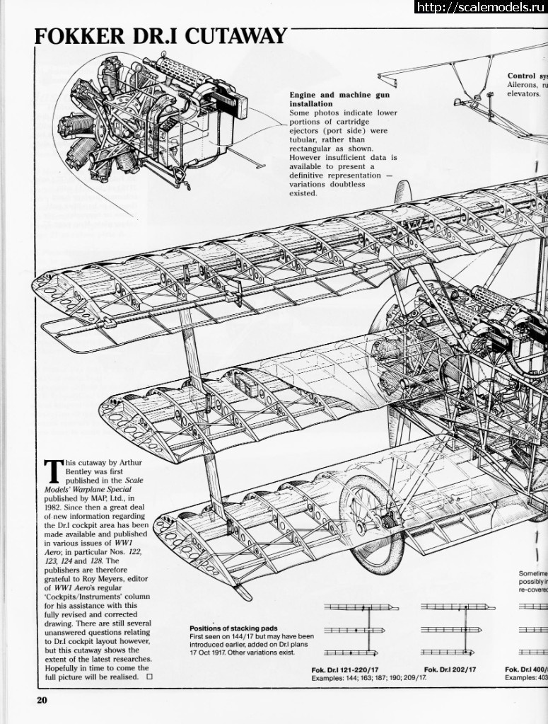 Fokker dr1 чертежи