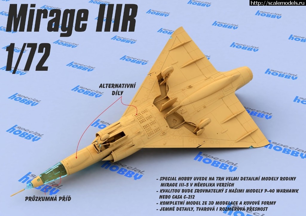 1537880623_Mirage-IIIR-02-info.jpg :  Special Hobby 1/72 Dassault Mirage IIIC/CJ/E/R - 3D-render  