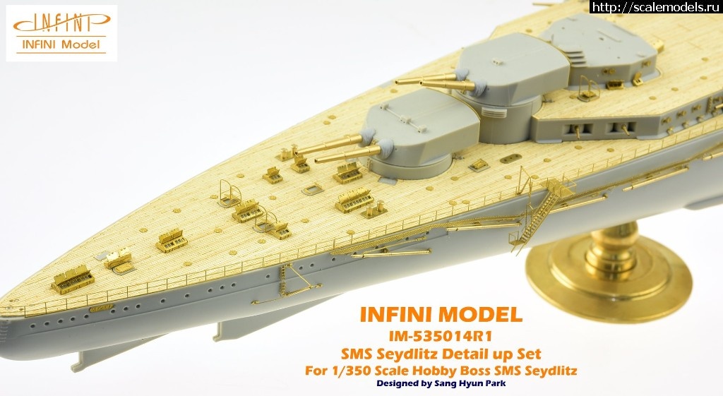 1541670884_43490646_1080735238768878_801168102585794560_o.jpg :  Infini-model 1/350 SMS Seydlitz 1916 detail set + wooden deck  