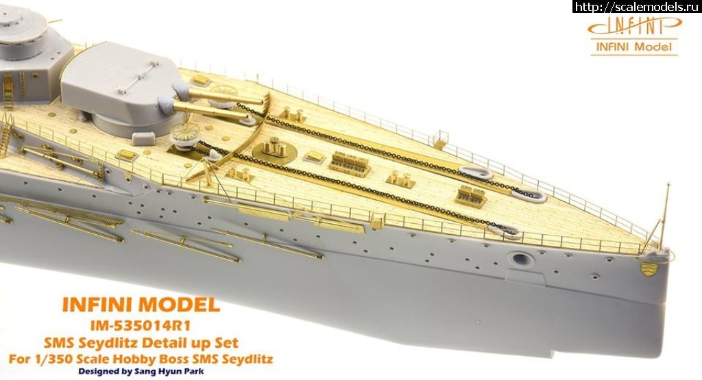 1541670884_43531066_1081464358695966_2972378653167452160_n.jpg :  Infini-model 1/350 SMS Seydlitz 1916 detail set + wooden deck  