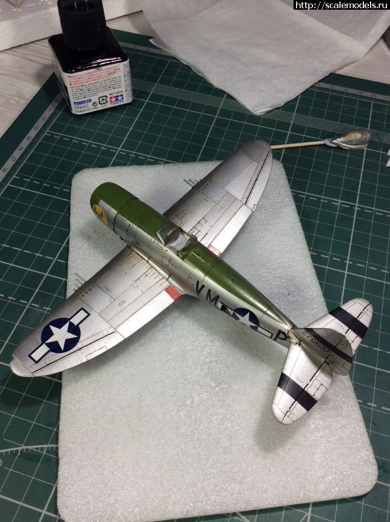 1545345700_F4A30294-A361-44E0-AEB3-DC927B4573C7.jpeg : #1523425/ P-47D  Tamiya 1/72 -   