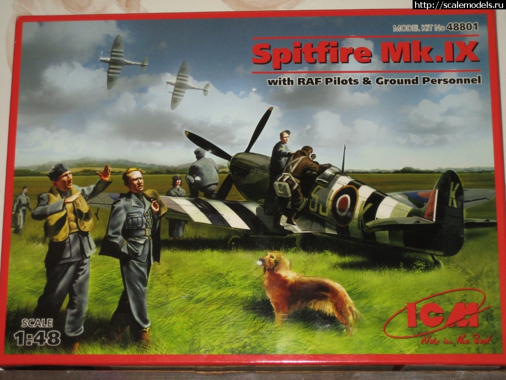 1547005238_spitfajjer-012.JPG : ICM Spitfire Mk. IX  48801     .. .  