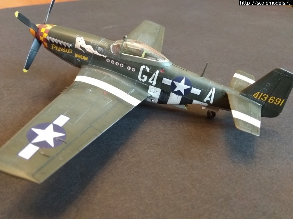 1547027388_IMG_20190109_124107.jpg : Tamiya 1/72 P-51D Mustang Maj. Arval J.Roberson/ Tamiya 1/72 P-51D Mustang Maj. Arval...(#12735) -   