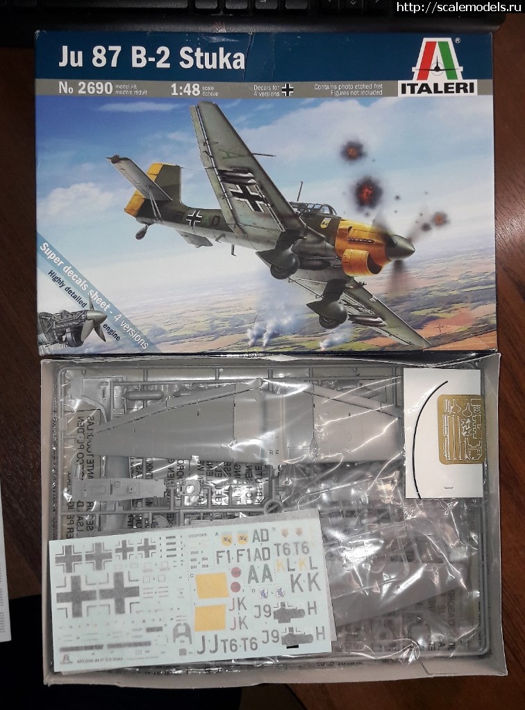 1547276754_20190112_185033.jpg : Ju-87 B-2 Stuka 1:48 ITALERI  