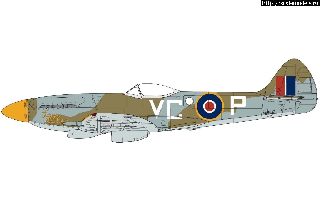 1547336633_A05135_Supermarine-Spitfire-XIV_PRODUCT-ARTWORK_1.jpg :  Airfix 1/48 Supermarine Spitfire FR Mk.XIV  