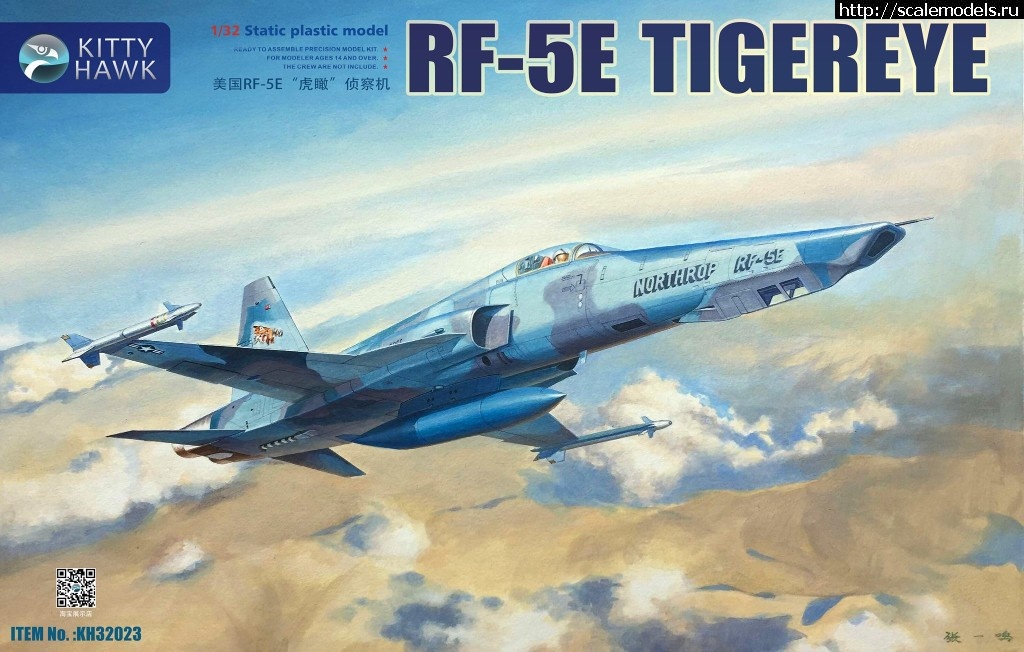 1547476542_50026283_2255868551338424_606317024188039168_o.jpg :  Kitty Hawk 1/32 Northrop RF-5E Tigereye  