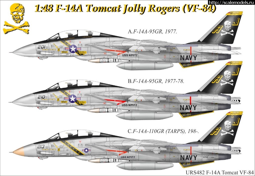 1548188661_paint-F-14-VF-84.jpg :  UpRise: F-14A/D;F-4B; -204;F-18C; Mirage 2000  