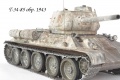 Звезда + Макет 1/35 T-34-85 обр. 1943