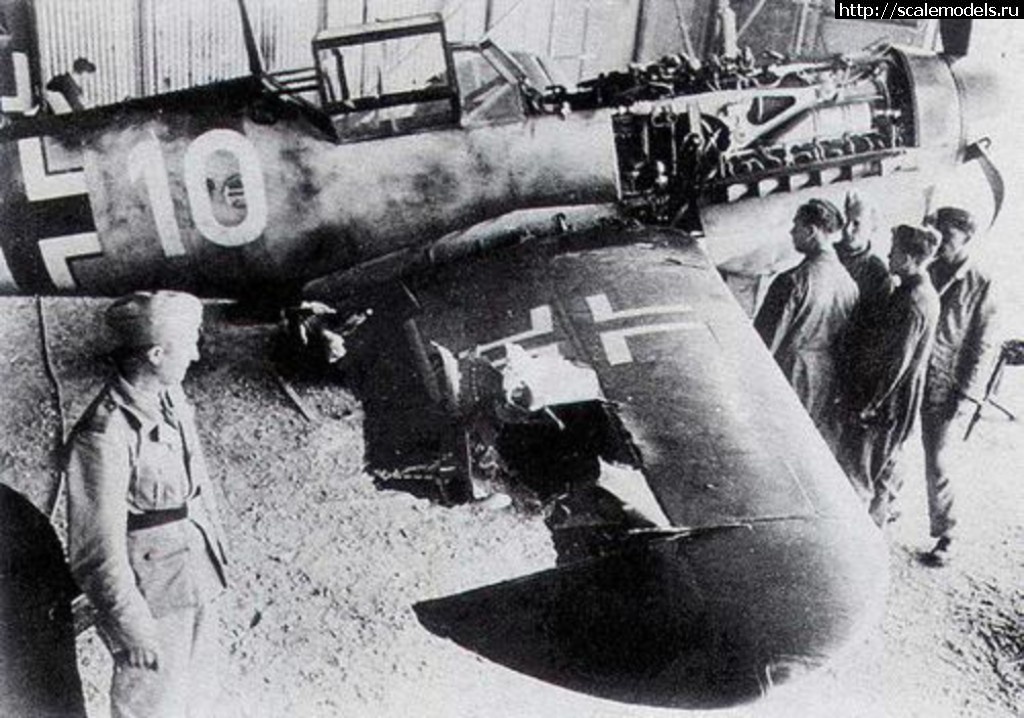 1549633797_Bf-109F-JG53-_W10__-damaged-by-AA-over-Malta-Sicily.jpg : #1535002/  1/72 Bf.109F  