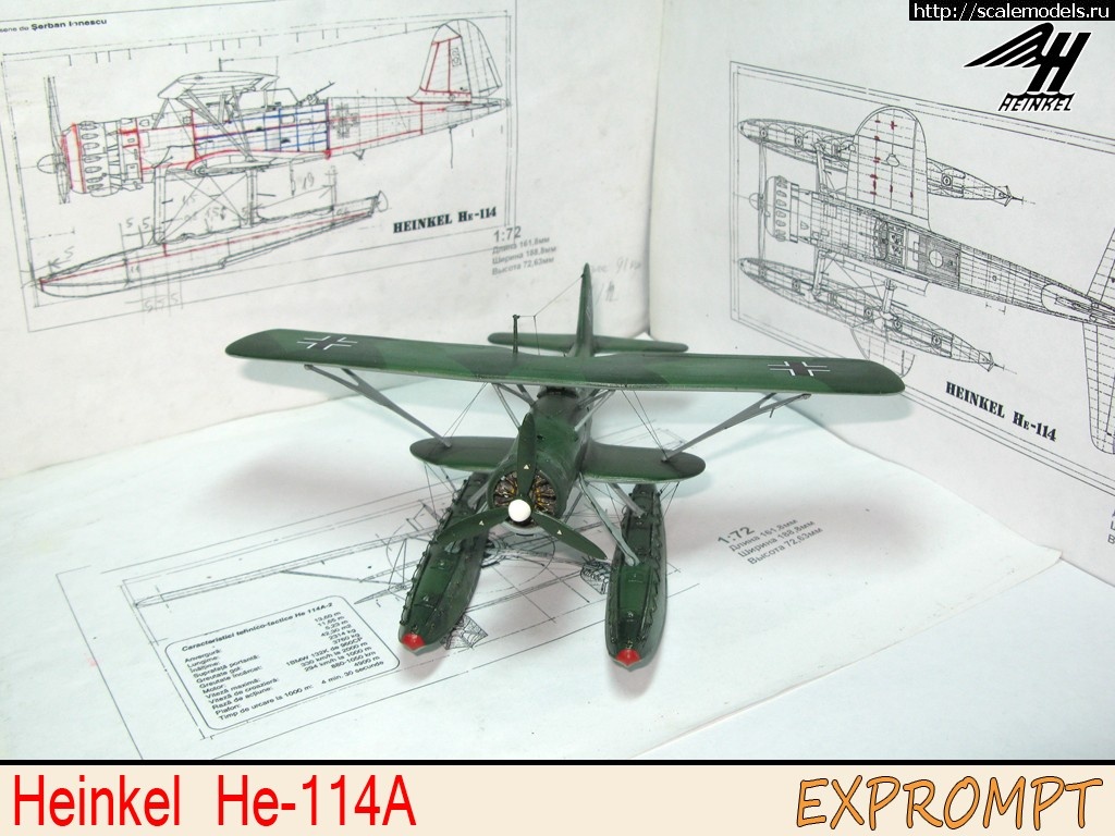 1550142812_3.jpg : #1536365/ Heinkel He 114A  Mach2 1:72 -  !!!    