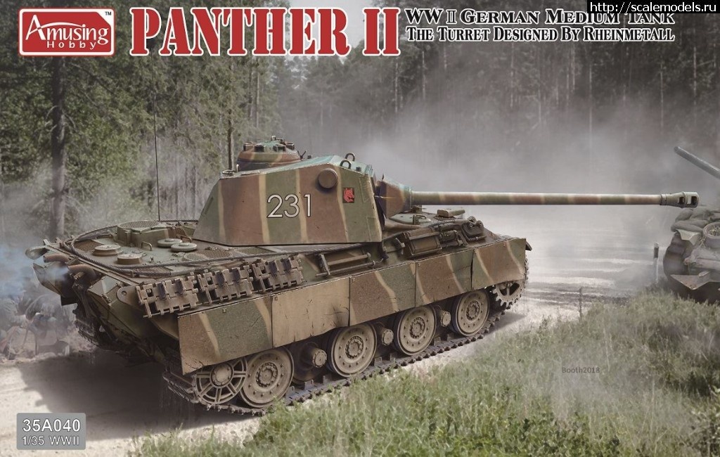 1550220440_51984815_2336618353225255_7218487934511480832_o.jpg :  Amusing Hobby - FV 217, Panther II, Rhientochter  